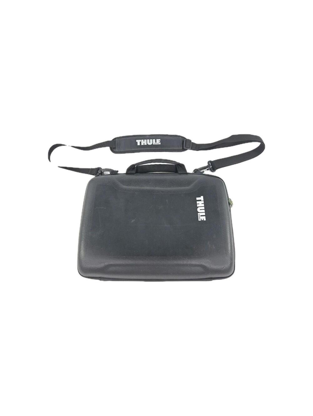 Thule Gauntlet hard shell laptop Messanger Bag Black shoulder strap MacBook Bag